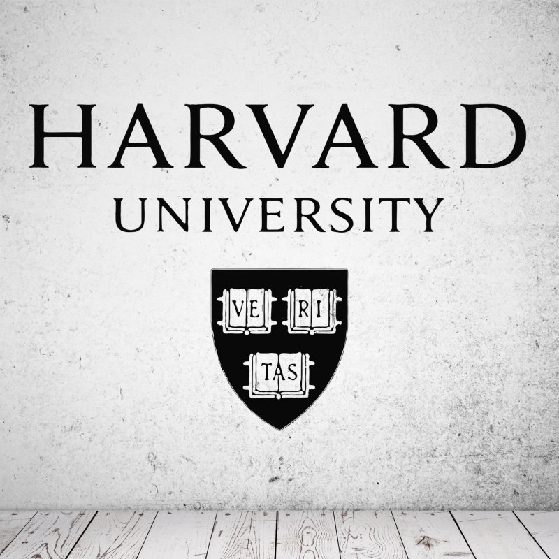 46160W Harvard Crimson Wandsticker